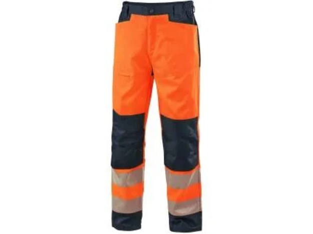 Obrázok z Nohavice CXS HALIFAX, pánske, výstražné so sieťovinou, oranžovo-modré