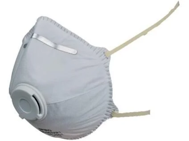 Obrázok z Filtračná polomaska CXS SPIRO P1, HY8612, tvarovaná s ventilom