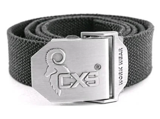 Obrázok z Opasok CXS NAVAH, čierny, 4 cm, 150cm, textilný, spona s logom CXS