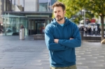 Obrázok z Daiber JN 756 Pánska mikina s kapucňou grey