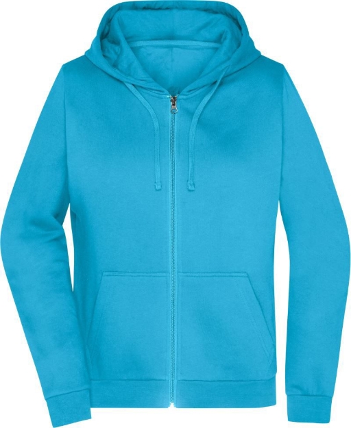 Obrázok z Daiber JN 755 Dámska mikina s kapucňou turquoise