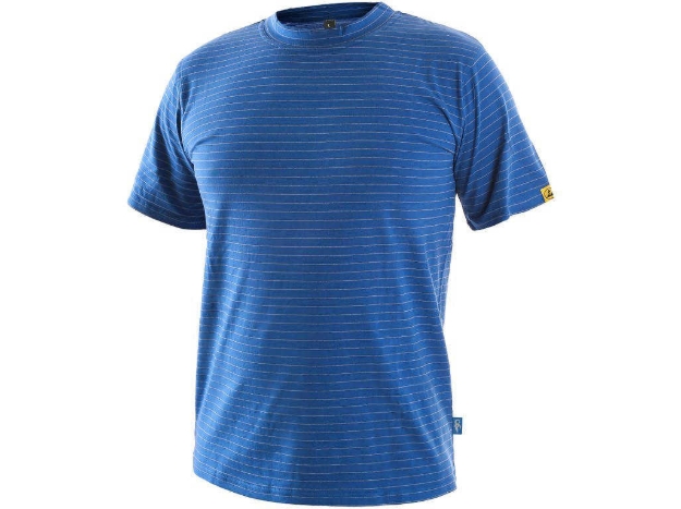 Obrázok z WORKWEAR ESD EDGE Pánske tričko svetlo modré