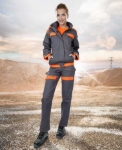 Obrázok z ARDON®COOL TREND Dámska montérková blúza šedo/oranžová