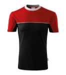 Obrázok z MALFINI 109 Colormix Tričko unisex čierno/červené