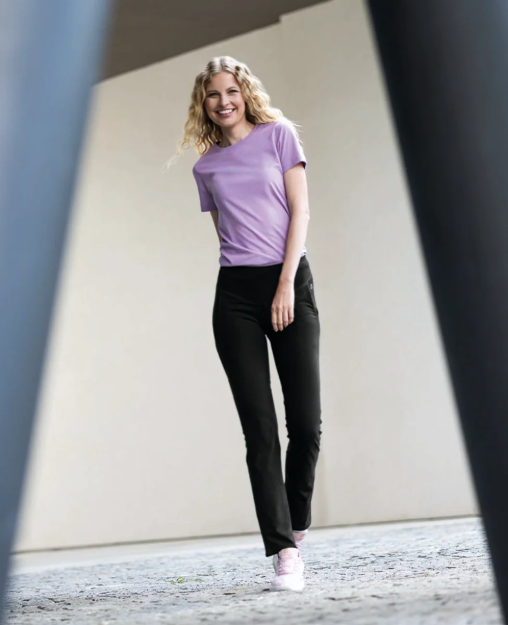 Obrázok z Dámské elastické kalhoty ARDON®ALDRI RELAXED černá