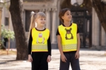 Obrázok z Korntex FUN Detská bezpečnostná vesta hi vis yellow/​moose