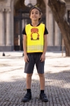 Obrázok z Korntex FUN Detská bezpečnostná vesta hi vis yellow/​dog