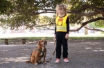Obrázok z Korntex FUN Detská bezpečnostná vesta hi vis yellow/​dog