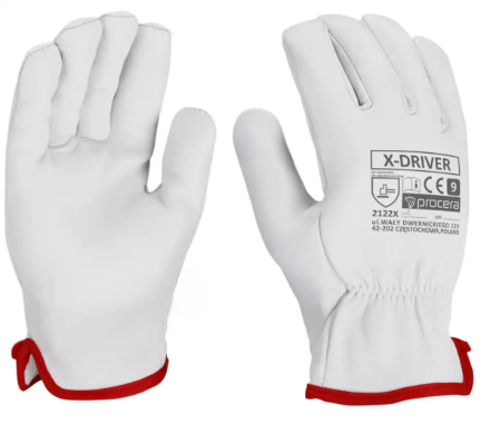 Obrázok z Procera X-DRIVER Pracovné celokožené rukavice
