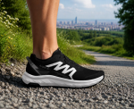 Obrázok z FJORD BAREFOOT+ O1 NM Black/White Low
