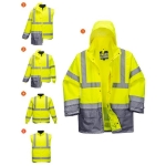 Obrázok z PORTWEST EXECUTIVE 5v1 S768 / Reflexná HI-VIS bunda 5v1 - HV žltá/šeda