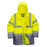 Obrázok z PORTWEST EXECUTIVE 5v1 S768 / Reflexná HI-VIS bunda 5v1 - HV žltá/šeda