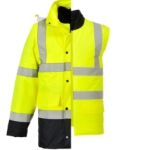 Obrázok z PORTWEST HI-VIS TRAFFIC S471 / Vodeodolná reflexná bunda 4v1 - HV žltá/námorná modrá